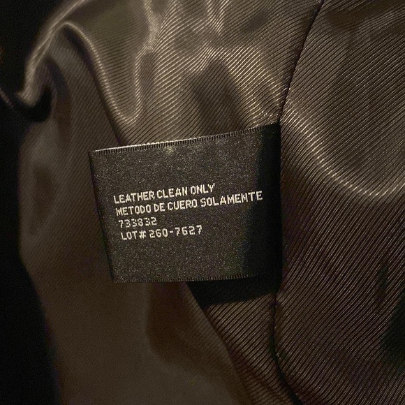 Worthington Brown leather coat - Picture 5 of 6